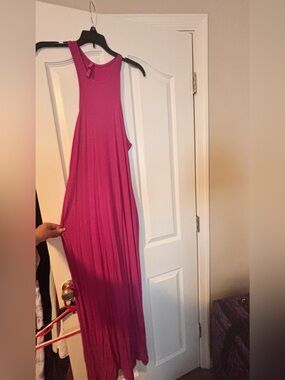 skims fits everybody low back long dress SOFT LOUNGE LONG SLEEVE DRESS | ONYX